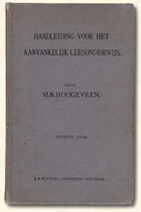 Handleiding M.B. Hoogeveen  1917-1930. Aap Noot Mies