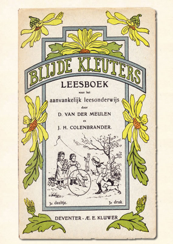 Derde Leesboekje Colenbrander Blijde kleuters 1902