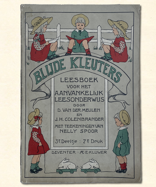 Derde Leesboekje Colenbrander Blijde kleuters 1910