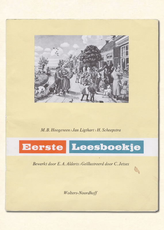 Eerste Leesboekje van  M B. Hoogeveen uitgeverij Wolters 1967-1975