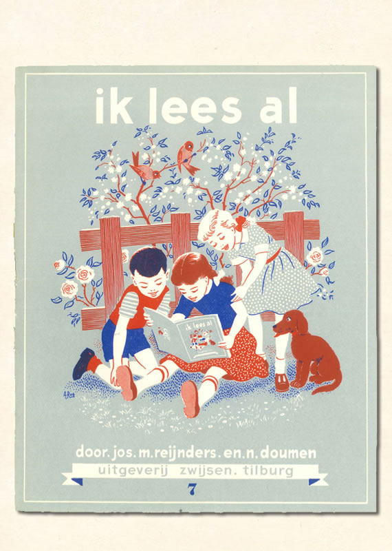Zevende Leesboekje Reynders en Doumen Zwijsen Ik lees Al 1959