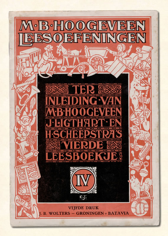 Vierde boekje Leesoefeningen M.B. Hoogeveen 1944