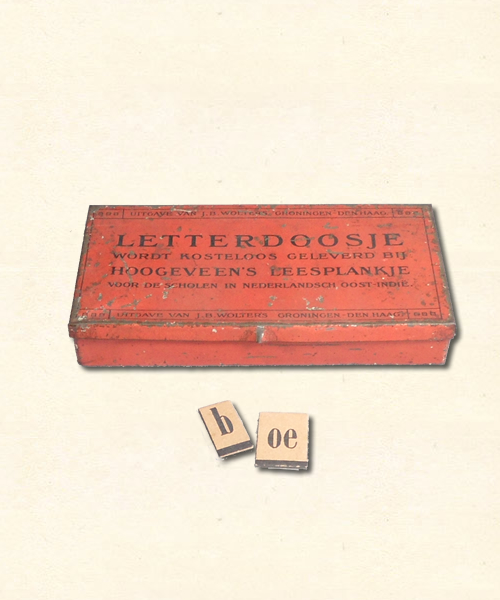 letterdoosje Hoogeveen Nederlands Indie 1918