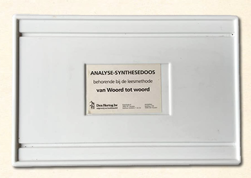 letterdoos "van Woord tot woord". dichte uitvoering