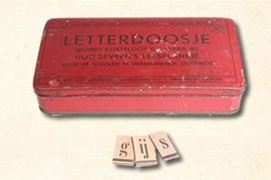 letterdoosje Hoogeveen Nederlands Indie 1935