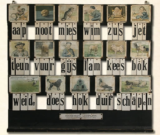 Klassikale leespank M.B. Hoogeveen 1910-1916. Aap Noot Mies