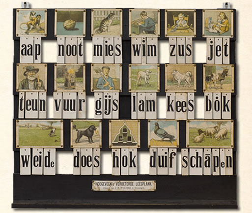 Klassikale leespank M.B. Hoogeveen 1933-1939. Aap Noot Mies 