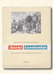 Derde  leesboekje  M.B. Hoogeveen 1961-1966. Aap Noot Mies