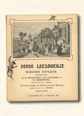 Derde leesboekje M.B. Hoogeveen 1910-1916. Aap Noot Mies