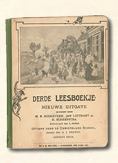 Derde leesboekje M.B. Hoogeveen  1917-1930. Aap Noot Mies