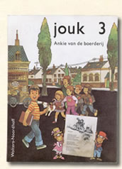 Derde leesboekje Jouk Kooreman letterstad 1976 