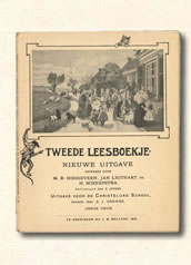 Tweede leesboekje M.B. Hoogeveen 1910-1916. Aap Noot Mies