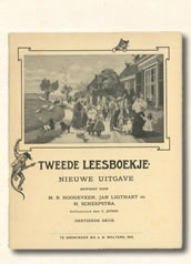 Tweede leesboekje M.B. Hoogeveen 1910-1916. Aap Noot Mies