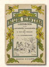 Vierde leesboekje " blijde kleuters" J. H. Colenbrander omstreeks 1902.