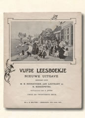 Vijfde leesboekje M.B. Hoogeveen  1917-1930. Aap Noot Mies