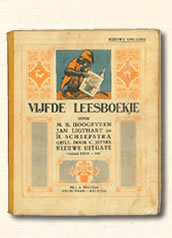 Vijfde leesboekj M.B. Hoogeveen 1933-1939. Aap Noot Mies 