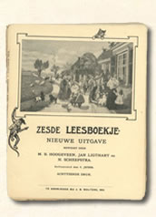 Zesde leesboekje M.B. Hoogeveen 1910-1916. Aap Noot Mies