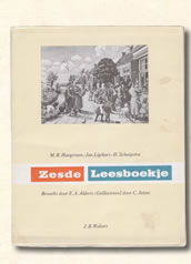 Zesde  leesboekje  M.B. Hoogeveen 1961-1966. Aap Noot Mies