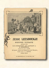 Zesde leesboekje M.B. Hoogeveen 1910-1916. Aap Noot Mies