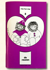 Fries leesboekje diel  omstreeks 1976. leesmethode 'stap foar stap". De Reuzen