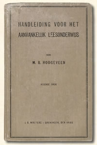 Handleiding M.B. Hoogeveen 1917-1930. Aap Noot Mies