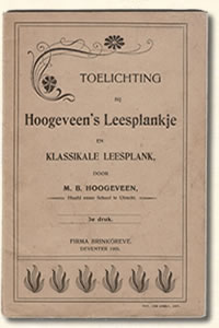 Toelichting M.B. Hoogeveen 1908. Raam Roos Neef