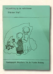 Fries oefenboekje 3 toljochten radiolessen omstreeks 1970. leesmethode 'stap foar stap". 