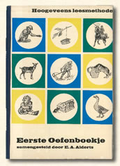 Oefenboekje M.B. Hoogeveen 1967. Aap Noot Mies