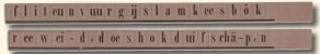 letterstrookje  M.B. Hoogeveen 1950-1957. Aap Noot Mies 
