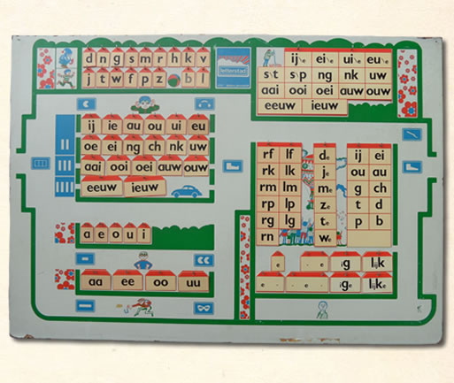 Plattegrond Letterstad H.J. Kooreman 1976 