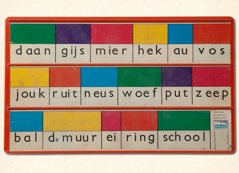 Leesplankje Daan Gijs MierH. J. Kooreman omstreeks 1976.