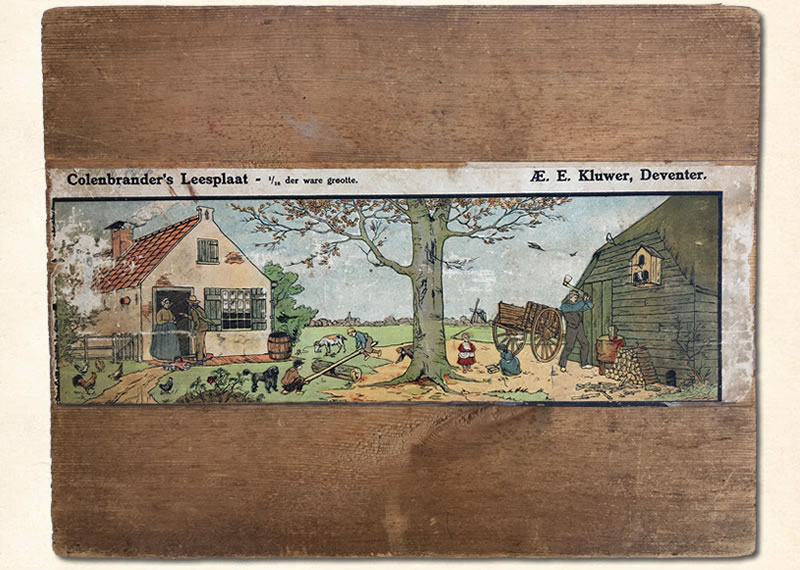 Leesplankje Geit Zeep Does J. H. Colenbrander omstreeks 1902.