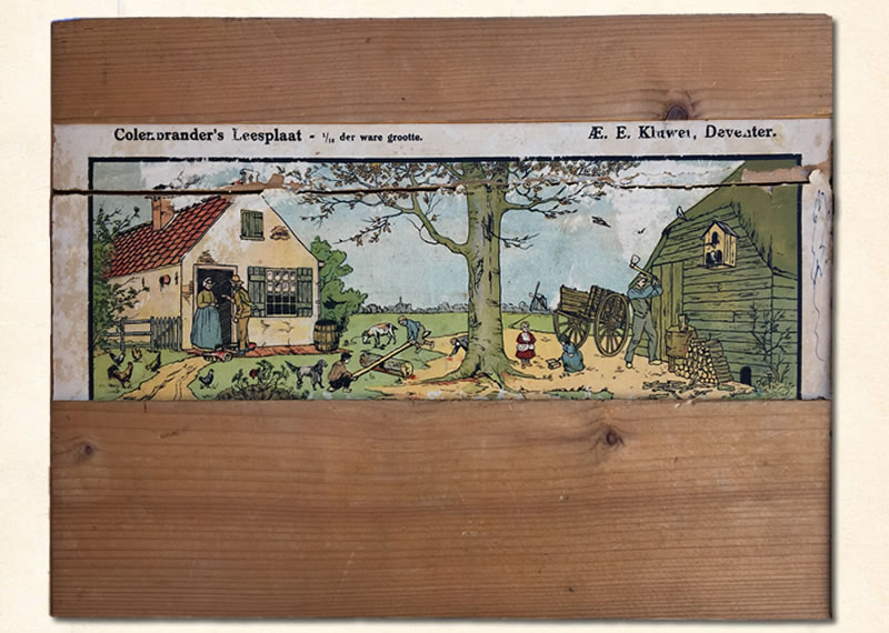 Leesplankje Geit Zeep Does J. H. Colenbrander omstreeks 1910.