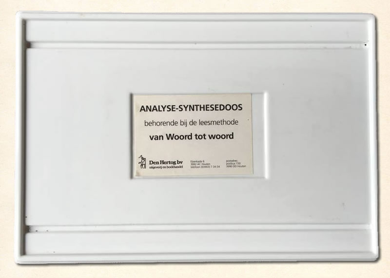 Letterdoosje Letterdoosje van Woord tot Woord 1986 