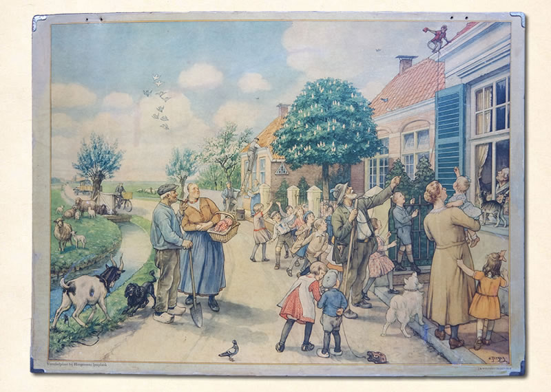 Vertelselplaat Hoogeveen 1958-1960