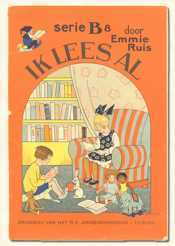Achtste Leesboekje Emmie Ruis Ik lees Al 1934