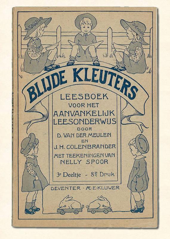 Derde Leesboekje Colenbrander Blijde kleuters 1902