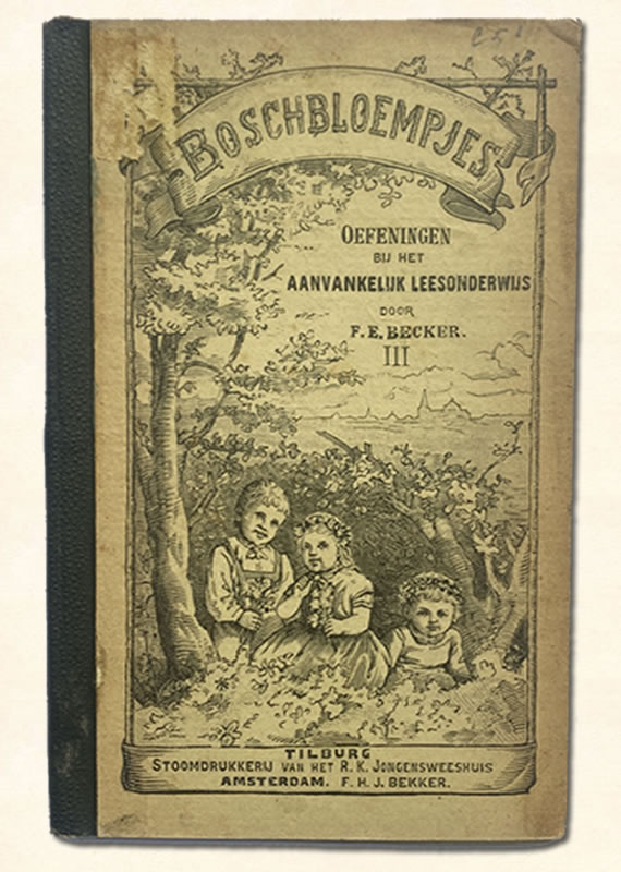 Derde  Leesboekje Becker Boschbloempjes 1905