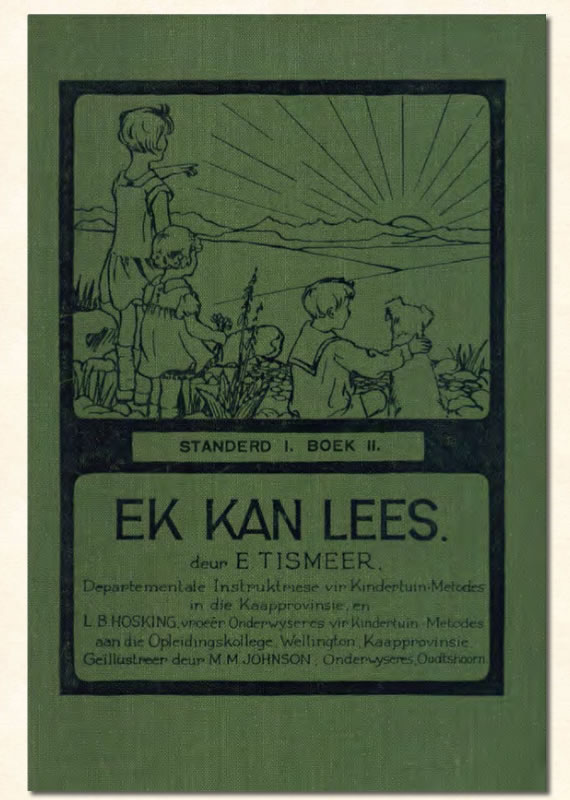 Leesboekje Tismeer Zuid-Afrika ek kan lees sub standerd 1 boek 2 1936