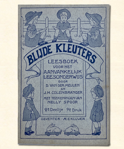 Tweede Leesboekje Colenbrander Blijde kleuters 1902