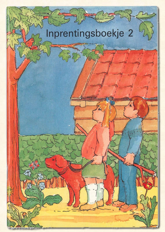 Tweede Leesboekje van Woord tot woord inprentingsboekje 1986