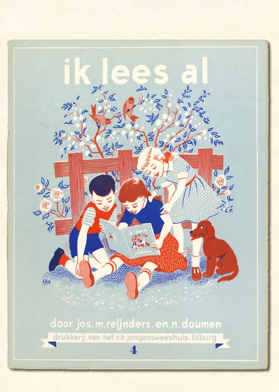 Vierde Leesboekje Reynders en Doumen Ik lees Al 1954