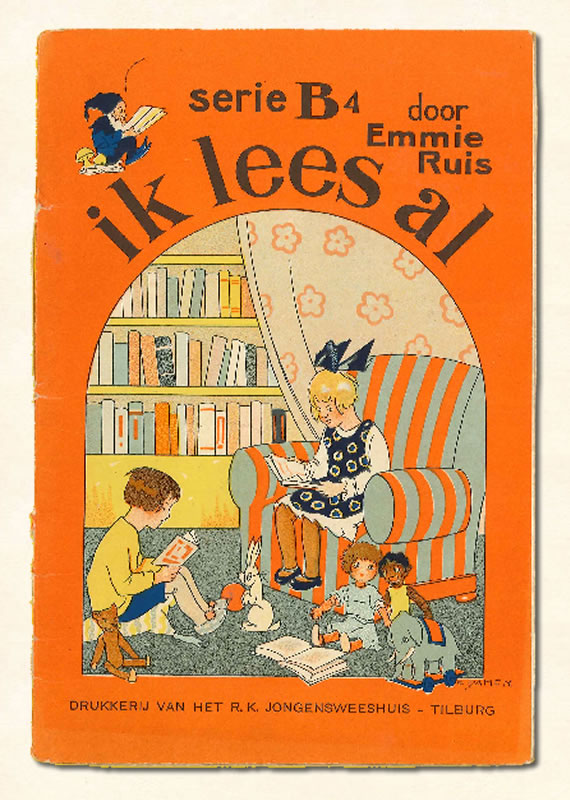 Vierde Leesboekje Emmie Ruis Ik lees Al 1934