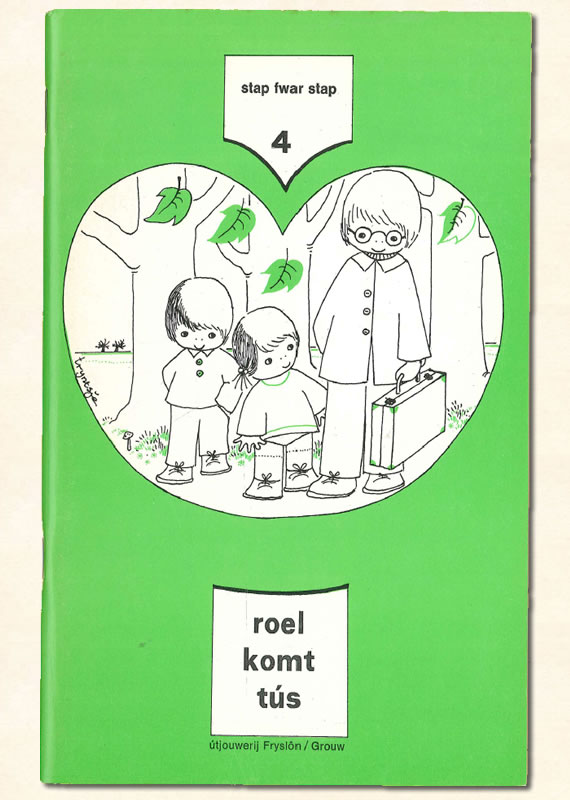 Vierde Leesboekje Stap Foar Stap Roel komt thus 1976