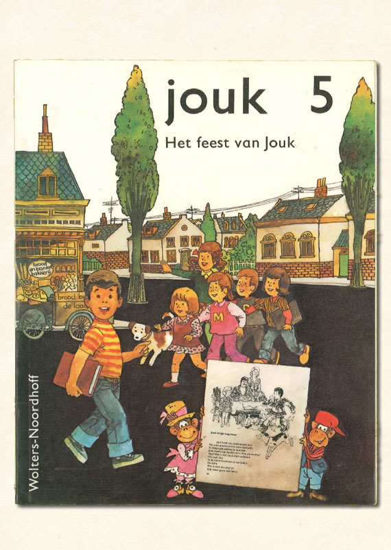 Vijfde Leesboekje Jouk Kooreman letterstad jouk het feest van jouk 1976