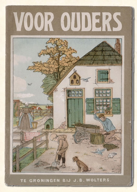 Leesboekje "Voor ouders" van  M B. Hoogeveen uitgeverij Brinkgreve 1902-1908
