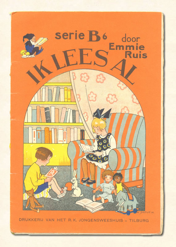 Zesde Leesboekje Emmie Ruis Ik lees Al 1934