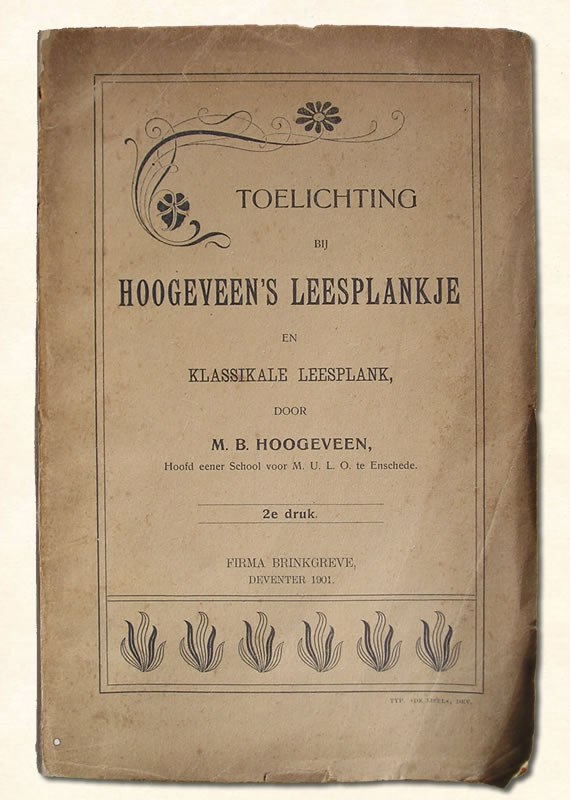 Toelichting Hoogeveen 1901