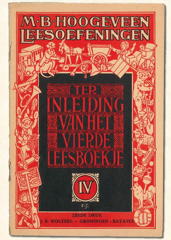 Vierde boekje Leesoefeningen M.B. Hoogeveen 1949