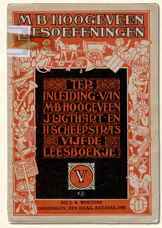 Vijfde boekje Leesoefeningen M.B. Hoogeveen 1931